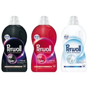 Płyn do prania Perwoll Color Black White 120 prań 3x 2l