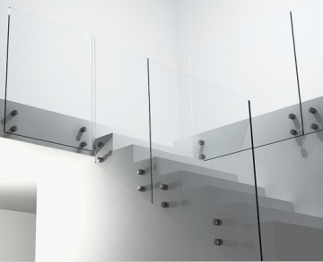 ПОЛНЫЕ СТЕКЛЯННЫЕ ЛЕСТНИЧНЫЕ ПЕРИЛА ROTULE Fi 50