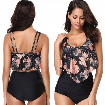 STRÓJ KĄPIELOWY BIKINI WYSZCZUPLAJĄCY 42 XL,XXL