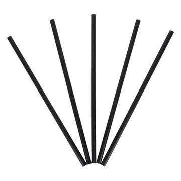 Słomki rurki plastikowe 24cm czarne shake 500szt