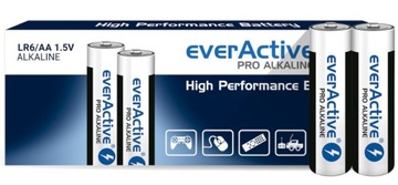 10x Bateria everActive Pro ALKALINE LR06 AA 2031r
