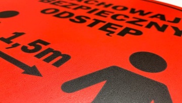 НАПОЛЬНАЯ НАКЛЕЙКА 30см СОХРАНЯЙТЕ СВОЕ ПРОСТРАНСТВО