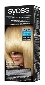 SYOSS PROFESSJONAL TRWAŁA FARBA DO WŁOSÓW 10-96 INTENSYWNY PIASKOWY BLOND
