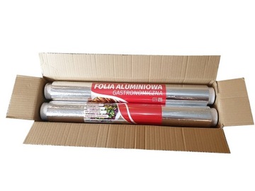 Folia Aluminiowa Spożywcza 44cm/1,4kg GRUBA 14Mik.