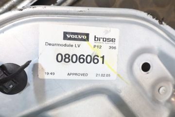 MECHANIZMUS SKEL LEVÝ PŘEDNÍ VOLVO V50