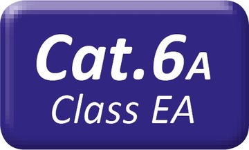 ПатчКорд S/FTP Cat.6A (Класс EA) черный 0,3 м