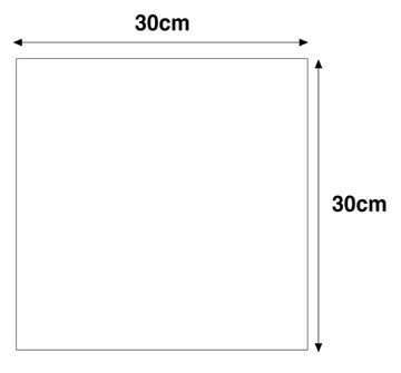Podświetlany numer domu tabliczka LED 30x30