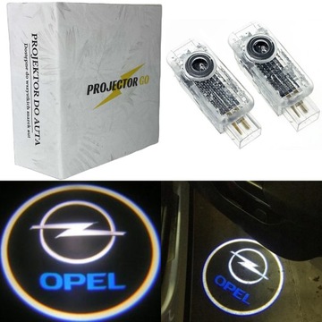 OPEL 2X LED POWITALNE HOLOGRAM ŚWIATŁO LOGO PROJEKTOR DO AUTA INSIGNIA