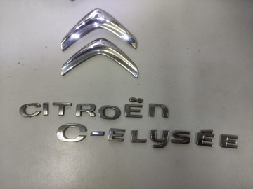 CITROEN C-ELYSEE C ELYSEE ZNAK ZNAKY LOGO KRYT NÁPIS