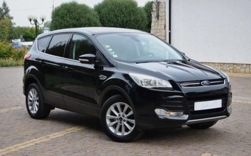 Ford Kuga II SUV 2.0 TDCi 150KM 2015 Ford Kuga GWARANCJA, 2015r, 2.0 Diesel 150KM, Pol skora, Navi, Ladnie utrz, zdjęcie 1