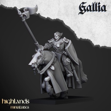 Highlands Miniatures Young Knights of Gallia Bretonia - Zestaw 5 modeli