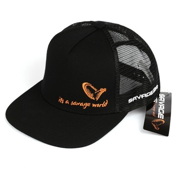 CZAPKA Z DASZKIEM SAVAGE GEAR - ALL BLACK