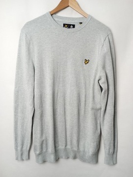 ATS sweter LYLE & SCOTT bawełna logo L