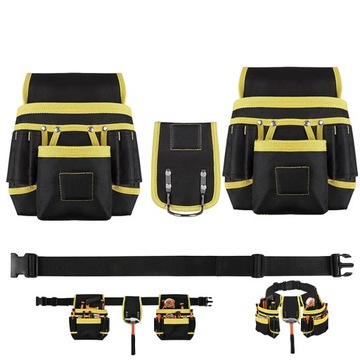 PAS MONTERSKI NARZĘDZIOWY BUDOWLANY REGULOWANA TORBA PASEK 75 CM-120 CM