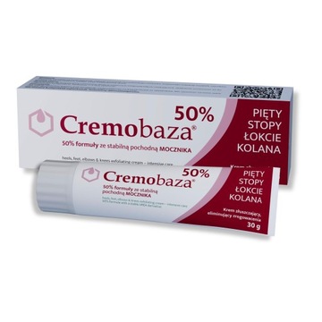 Cremobaza Krem 30g 50% mocznika złuszczjący na zro