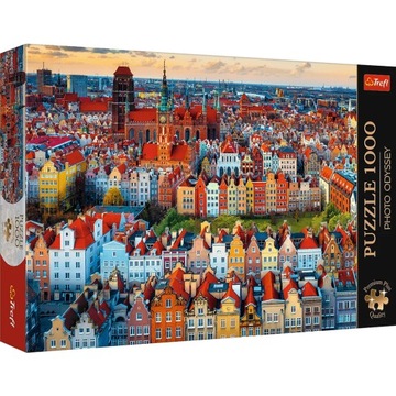 Puzzle Trefl Premium Plus Quality 1000 el. - Widok na Gdańsk, Polska