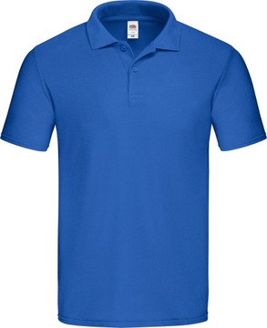 MĘSKA KOSZULKA POLO ORIGINAL FRUIT ROYAL BLUE 3XL