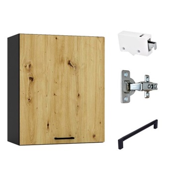 Szafka kuchenna wisząca 60 cm. DĄB ARTISAN, styl loft.