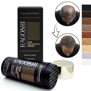 KAGOSHI Hair Fibers 28g Zagęszczanie Włosów Mikrowłókna do Włosów