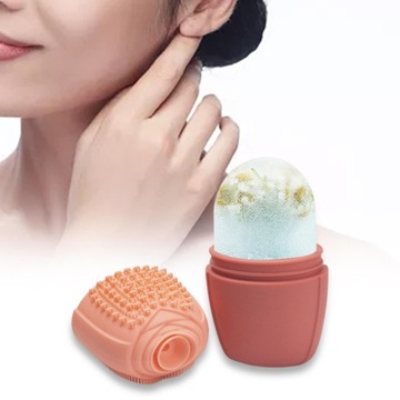 Силиконовые инструменты для ухода за кожей лица Ice Face Roller, портативные, многоразовые, простые