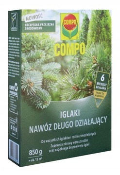 NAWÓZ DŁUGODZIAŁAJĄCY DO IGLAKÓW KRZEWÓW 850G