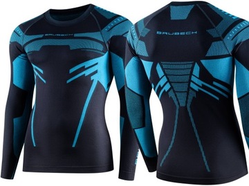 BRUBECK DRY TERMOAKTYWNA PODKOSZULKA MĘSKA DO OUTDOOR-u TURYSTYTKI -2XL