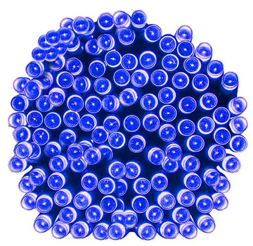 lampki CHOINKOWE LED 400 NIEBIESKIE ŁĄCZENIE 22m