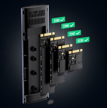 Дисковый корпус Ugreen Pocket M.2 SATA 3.0 5 Гбит/с