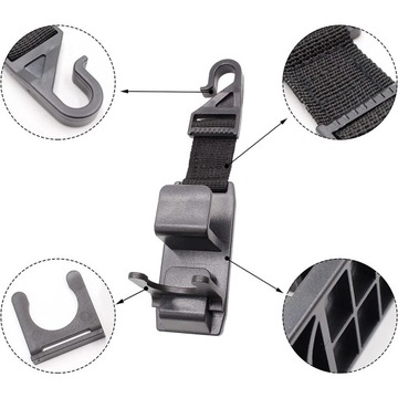 4 крючка для автомобильных подголовников Gancio pe