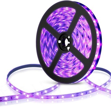 Taśma led IP20 12V 2835 6W UV ultrafiolet 1mb