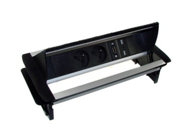 POWER PORT BIURKOWY 2*GN.ZASILAJĄCE + HDMI +2USB