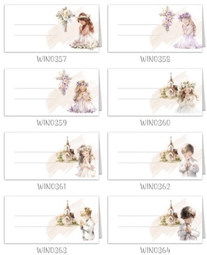 Украшения для стола к первому причастию, 10 шт.