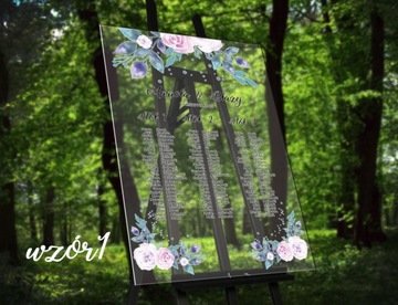 ПЛАН ДОСКИ ДЛЯ СВАДЕБНЫХ СТОЛОВ А2 PLEXI