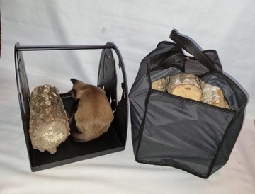 прочная сумка для переноски древесины камин дерево