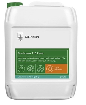 Płyn do Mycia Czyszczenia Podłóg 110 Floor Mediclean 5l pomarańcza