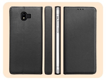 ФЛИП-ЧЕХОЛ ДЛЯ SAMSUNG GALAXY J4 PLUS ЧЕРНЫЙ МАГНИТНЫЙ ЗАКРЫТЫЙ ЧЕХОЛ