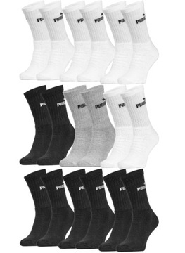 Zestaw skarpety długie Puma 3 x 3-pack 39/42 mix