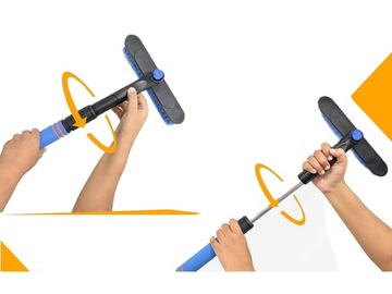 ЩЕТКА-СКРЕБОК ТЕЛЕСКОПИЧЕСКАЯ ЩЕТКА СКЛАДНАЯ ДЛЯ СТЕКЛА АВТОМОБИЛЯ СНЕГ ЛЕД