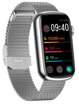 СМАРТ-ЧАСЫ GARETT WAVE RT СЕРЕБРЯНЫЙ, СТАЛЬ