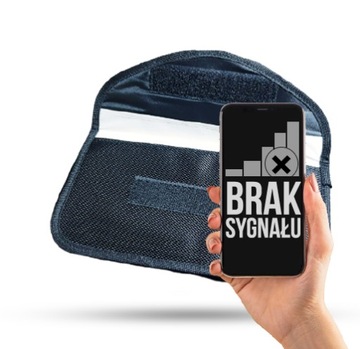 POKROWIEC KLATKA FARADAYA BLOKUJĄCY SYGNAŁ GSM GPS NA TELEFON PILOT