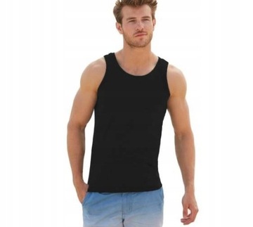 KOSZULKA NA RAMIĄCZKACH TANK TOP FRUIT BLACK L
