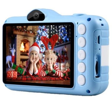 APARAT CYFROWY FOTOGRAFICZNY DLA DZIECI DZIECKA + KARTA 32 GB + 5 GIER