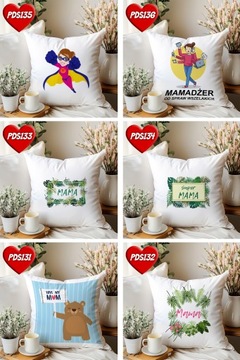 ПОДУШКА 40х40 ДЛЯ МАТЕРИ С ПРИНТОМ ЯСИК ПОДАРОК ​​НА ДЕНЬ МАТЕРИ УЗОРЫ ДЛЯ МАТЕРИ