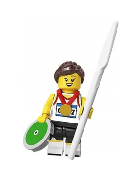 LEGO 71027 Minifigurki Seria 20 Lekkoatletka oszczep NOWY