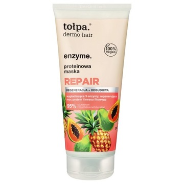 TOŁPA Dermo Hair Enzyme Repair Proteinowa maska do włosów 200 ml