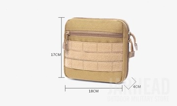 1000D Аптечка первой помощи, тактическая сумка-амфибия Molle с крючком и петлей-амфибией