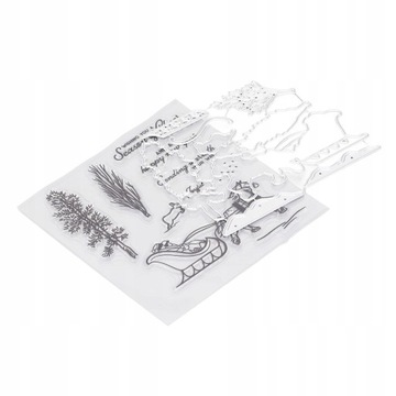 Набор штампов и штампов для создания открыток.