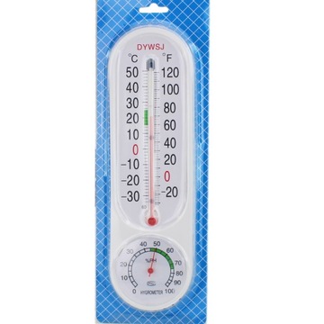 ТЕРМОМЕТР, ГИГРОМЕТР, ВНУТРЕННИЙ, НАРУЖНЫЙ, НАСТЕННЫЙ