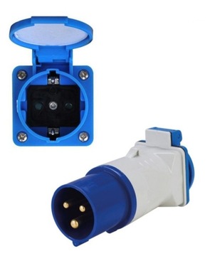 Adapter przejściówka do kampera CEE / Schuko Haba