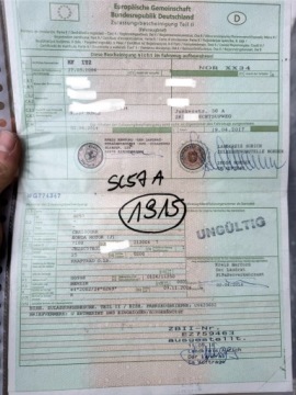 HONDA CBR 1000 RR SC57 A РАМА ДОКУМЕНТЫ DE